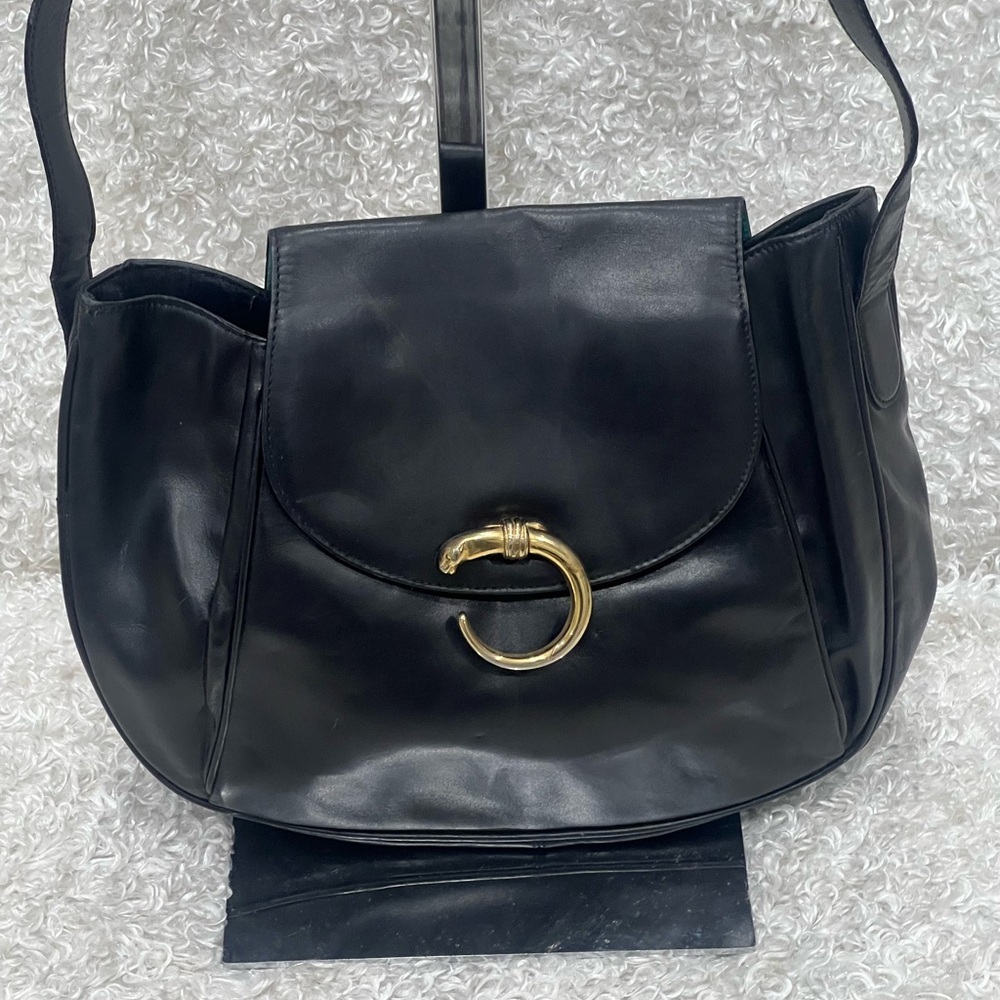 Cartier Leather Panthere Crossbody Bag